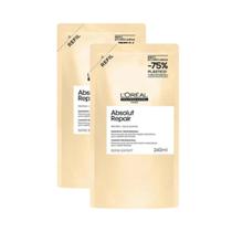 Kit 2 Refis Shampoo Absolut Repair Gold 240ml