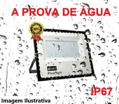 Kit 2 Refletor Led 100w Holofote Bivolt Prova Água Ip67 Frio Kit 2 Refletor Led 100w Holofote Bivolt Prova Água Ip67 Frio