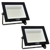 Kit 2 Refletor Led 100w Holofote Branco Frio 6500k IP67 Bivolt VRS Lighting Kit 2 Refletor Led 100w Holofote Branco Frio 6500k IP67 Bivolt VRS Lighting