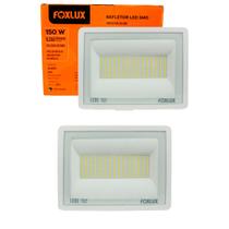 Kit 2 Refletor Led 150W 6500K Branco Bivolt Foxlux