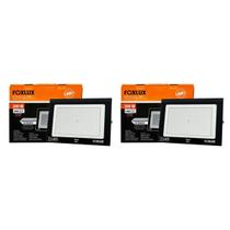 Kit 2 Refletor LED 200W Bivolt Luz Branca IP65 Foxlux