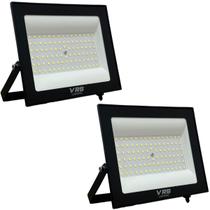 Kit 2 Refletor Led 200w Holofote Branco Frio 6500k IP67 Bivolt VRS Lighting