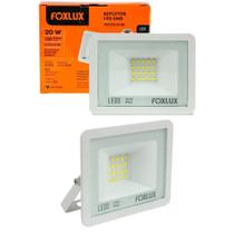 Kit 2 Refletor Led 20w 6500k Branco Bivolt Foxlux
