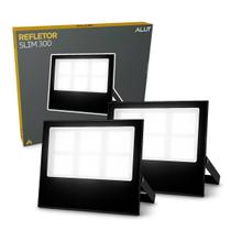 Kit 2 Refletor Led 300w 6500k Branco Frio 110v/220v Ip65 a prova d'água ALUT010041-2 Alut By Avant