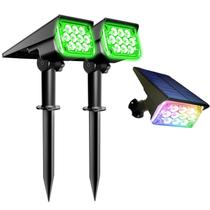 Kit 2 Refletor Solar Ecoforce 10 Leds 200x Mais Forte Colorida Verde Branco Quente Frio Azul Spot Parede Jardim Luminária Kit 2 Refletor Solar Ecoforce 10 Leds 200x Mais Forte Colorida Verde Branco Quente Frio Azul Spot Parede Jardim Luminária