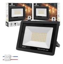 Kit 2 Refletor Super Led Micro Holofote 300W Ip67 Resistente Kit 2 Refletor Super Led Micro Holofote 300W Ip67 Resistente