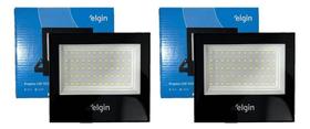 KIT 2 REFLETORES 100W ELGIN 6500K bivolt KIT 2 REFLETORES 100W ELGIN 6500K bivolt