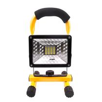 Kit 2 Refletores Holofote Recarregável Led 100W Ip66 Kit 2 Refletores Holofote Recarregável Led 100W Ip66