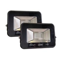 Kit 2 Refletores LED 30W IP65 6400K Branco Frio Orion