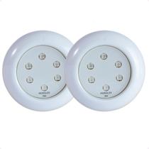 Kit 2 Refletores Led 9w RGB ABS para Iluminação Piscina