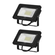 Kit 2 Refletores LED Eco 30W 3000K IP65 Black Decker Kit 2 Refletores LED Eco 30W 3000K IP65 Black Decker