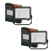 Kit 2 Refletores Led Floodlight Compact Core 30w 5000k Ip65 Ledvance Osram
