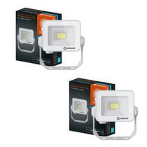 Kit 2 Refletores Led Floodlight Compact Core ip65 Branco 10w 5000k Osram