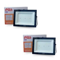 Kit 2 Refletores Led Philips Pila 100w Ip65 Holofote 6500k Kit 2 Refletores Led Philips Pila 100w Ip65 Holofote 6500k