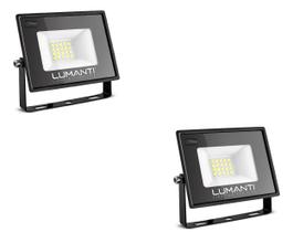 Kit 2 Refletores LED retangular IP65 30W 5500k LUMANTI Kit 2 Refletores LED retangular IP65 30W 5500k LUMANTI