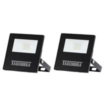 Kit 2 Refletores LED TR Slim 10W 3000K Taschibra