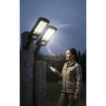 Kit 2 Refletores Solares LED Luz Branca Fria Potente 600W Kit 2 Refletores Solares LED Luz Branca Fria Potente 600W