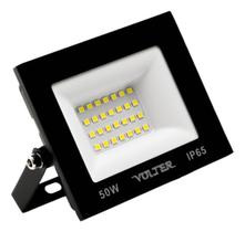Kit 2 Refletores Volter Led Holofote 50w Luz Branca Projetor