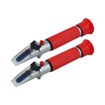 Kit 2 Refratômetro Açúcar Álcool Densidade Compensação Temperatura Automática Rtc-100 Portátil Instrutherm Com Estojo