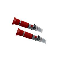 Kit 2 Refratômetro Açúcar Faixa 28 A 62% Brix Temperatura Automática Rt-60atc Portátil Com Estojo