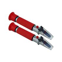 Kit 2 Refratômetro Óptico Veterinário Faixa 2 A 4g/dl Patologia Animais Rtv-50atc Portátil Instrutherm Com Estojo