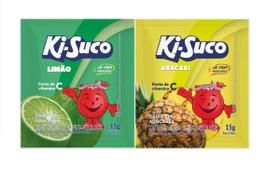 Kit 2 Refrescos Pó Ki-Suco Sabor Abacaxi E Limão 225G Cd