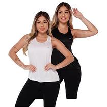 Kit 2 Regatas Dry Fit Fitness Academia Kit 2 Regatas Dry Fit Fitness Academia