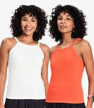 Kit 2 Regatas Femininas Infinita Cor Sortidas Kit 2 Regatas Femininas Infinita Cor Sortidas