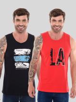 Kit 2 Regatas Masculina Estampada Verão 2025 Tendência Kit 2 Regatas Masculina Estampada Verão 2025 Tendência