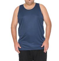 Kit 2 Regatas Masculina Plus Size Dry Fit Academia Básica Verão