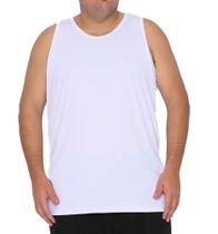 Kit 2 Regatas Masculina Plus Size Dry Fit Academia Básica Verão