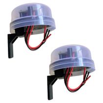 Kit 2 Relé Fotocélula Sensor Bivolt Com Suporte 127v 220v