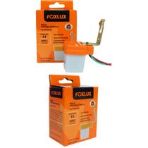 Kit 2 Relé Fotoelétrico Cinza Com Base Bivolt 6A Foxlux