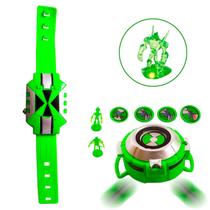Kit 2 Relógio Omnitrix Lançador e Omniverse C/ Som e Luz Ben - BEN1O