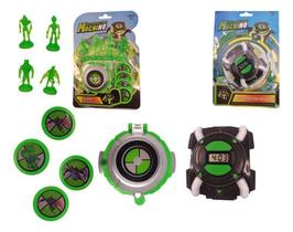 Kit 2 Relógio Omnitrix Lançador E Omniverse Som E Luz Ben 10 Kit 2 Relógio Omnitrix Lançador E Omniverse Som E Luz Ben 10