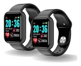 Kit 2 Relogios Inteligente Smartwatch D20 Bluetooth Sport