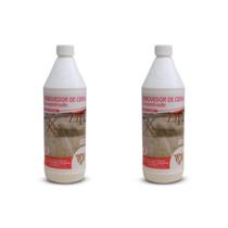 Kit 2 Removedor De Ceras Concentrado Pisos Laminados 1L W&W