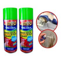 Kit 2 Removedor De Cola Adesivo Etiquetas Silicone Spray - 400ml