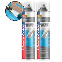 Kit 2 Removedor de Tinta Spray Profissional Chemicolor 400ml