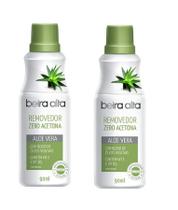 Kit 2 Removedor Zero Acetona Beira Alta Aloe Vera 240ml