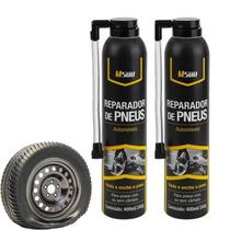 Kit 2 Reparador De Pneu Instantâneo Tapa Furo M500 400ml