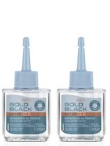 Kit 2 reparador de pontas amend gold black nutritivo ultra 30ml