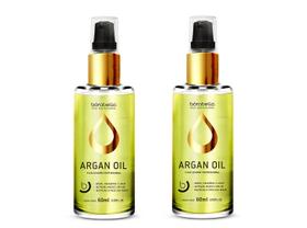 Kit 2 Reparador De Pontas Argan Oil 60ml Borabella