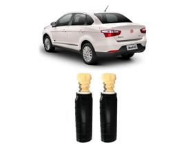 Kit 2 Reparo Batente Coifa Traseiro Grand Siena 2014 2015 16