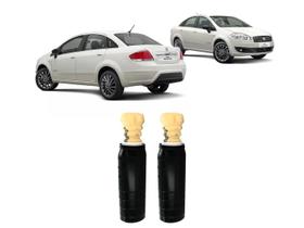 Kit 2 Reparo Batente Coifa Traseiro Linea 2014 2015 2016