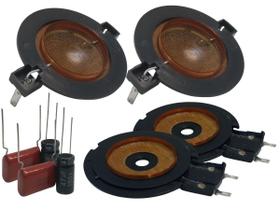 Kit 2 Reparo Plg Viper e 2 Reparo Tweeter Sturdy e Capacitor