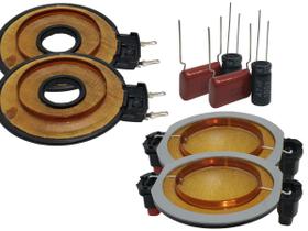 Kit 2 Reparos Driver D250X e 2 Reparo St 200 com Capacitores