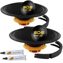Kit 2 Reparos Subwoofer 15 Eros E15 Sds 2.4k 1200w Rms