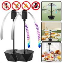 Kit 2 Repelente Espanta Mosca Ventilador Mesa Anti Mosquito