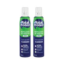 Kit 2 Repelente Insetos Spray Icaridina Total Protect 100ml